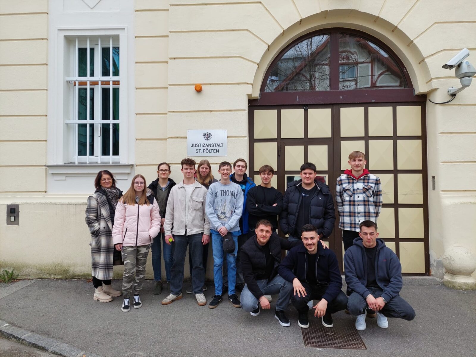Gruppenbild Exkursion Justizanstalt