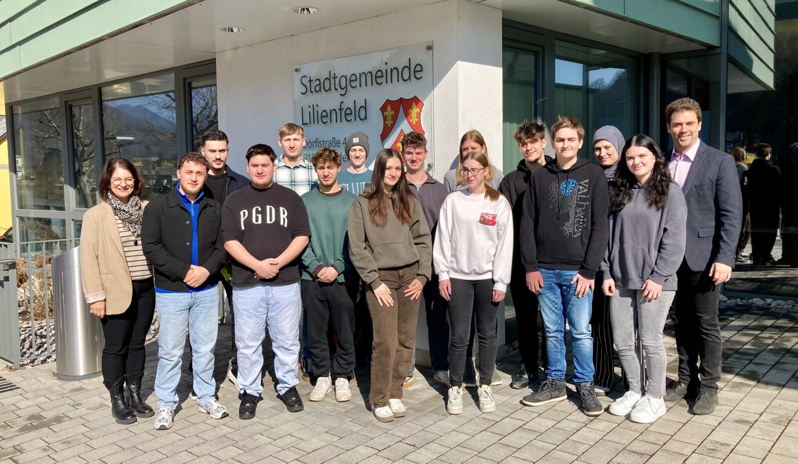 Gruppenbild Exkursion Gemeinde Lilienfeld