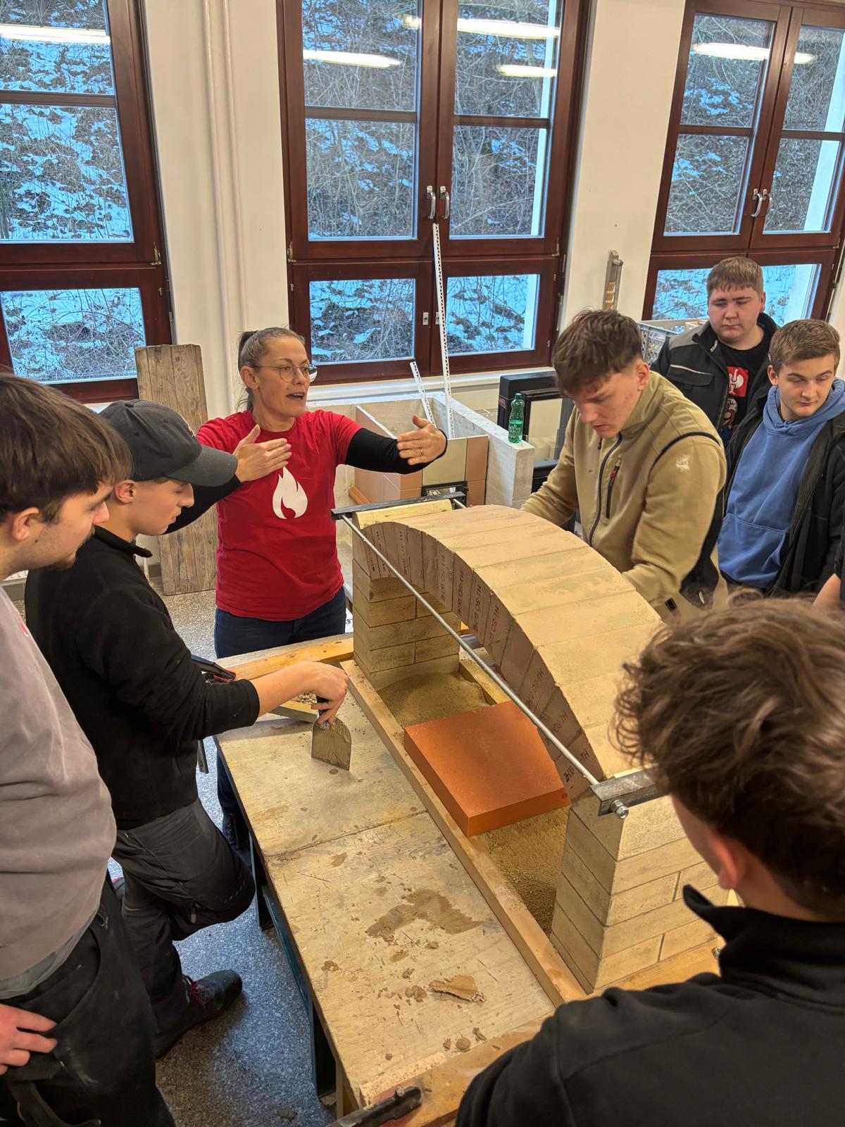 Schüler beim Workshop