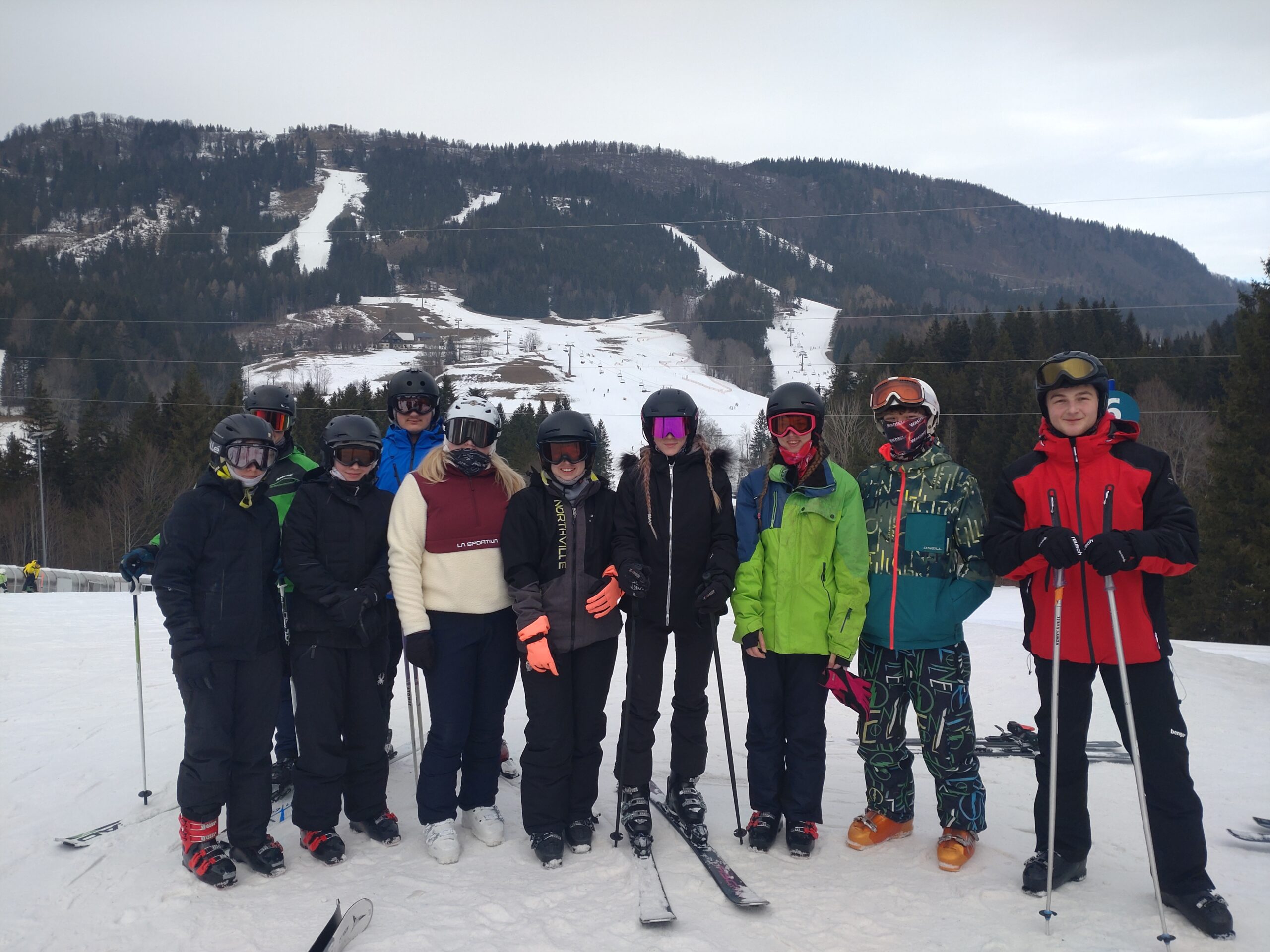 Gruppenbild vom Skitag Annaberg