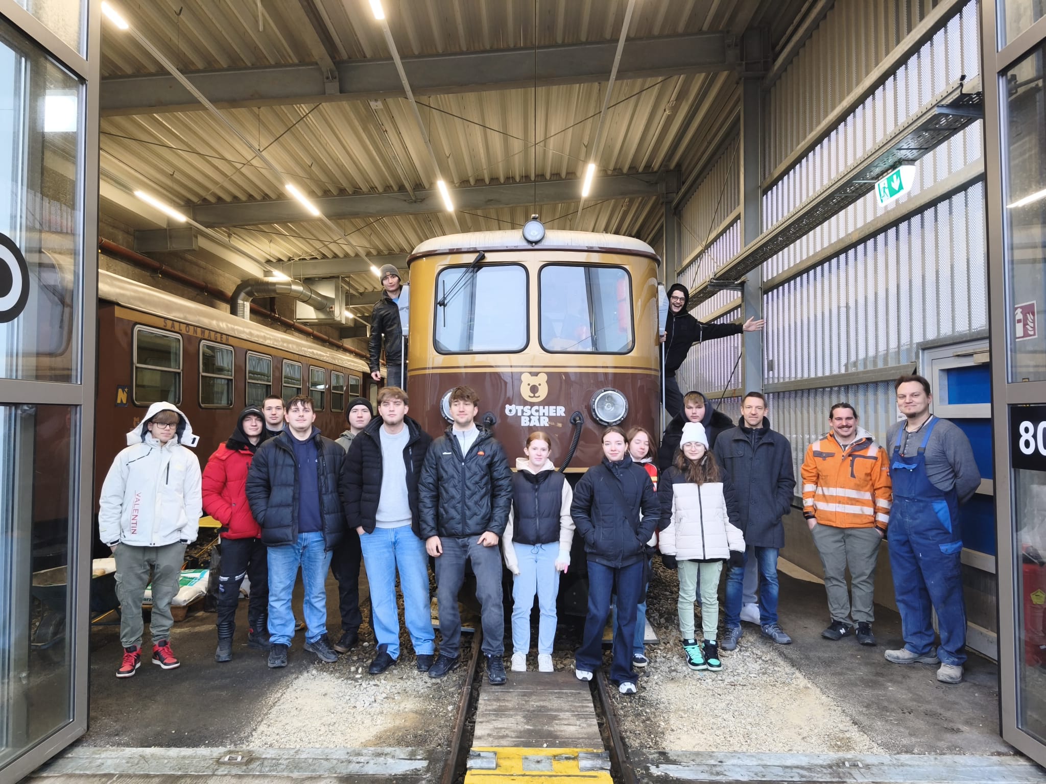 Gruppenbild des Lehrausgangs