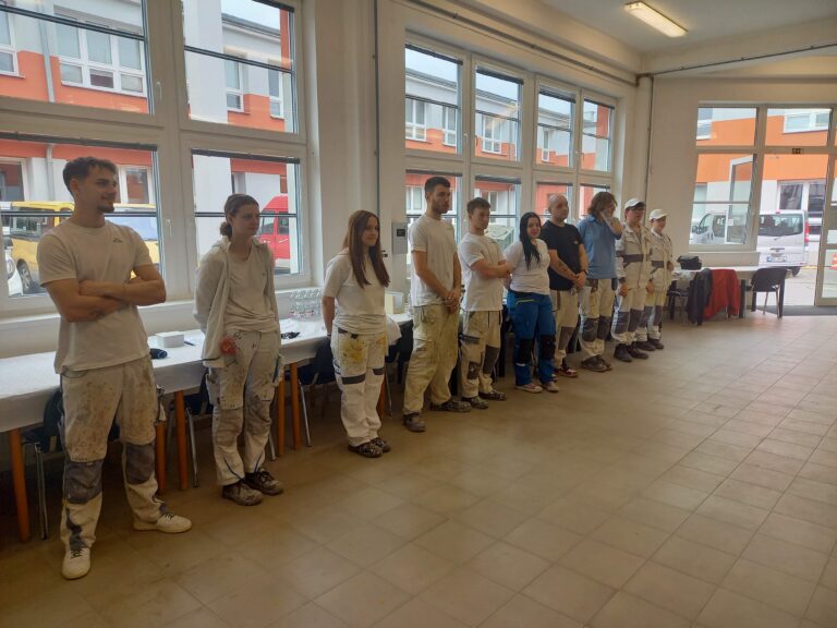 Workshop Hustopece Schülergruppe