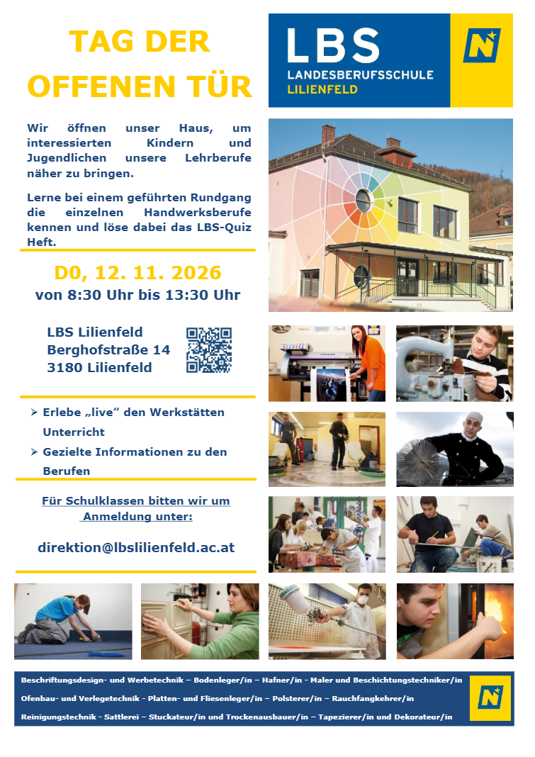 Tag der offenen Tür 12.11.2026